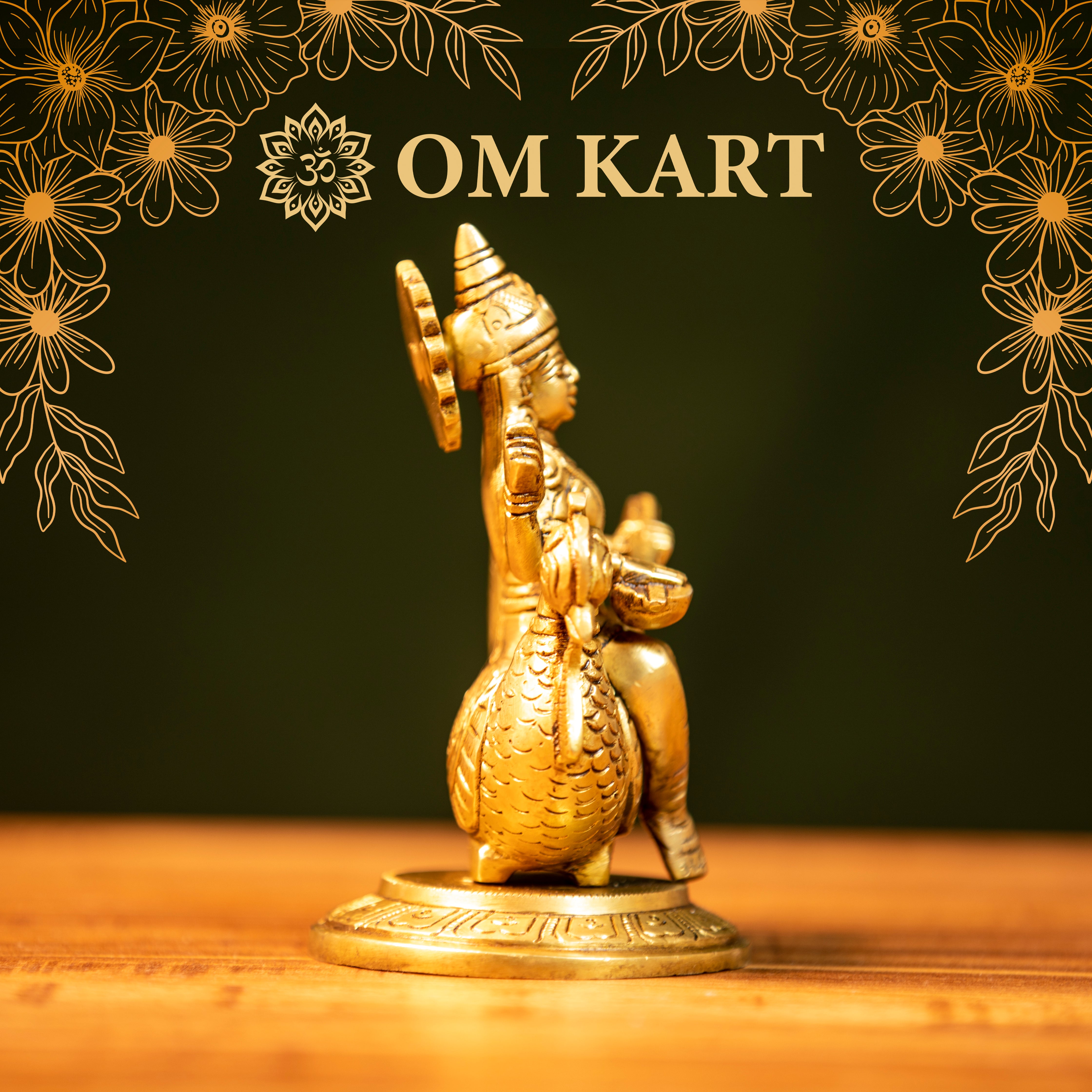 Pure Brass Goddess Saraswati Idol