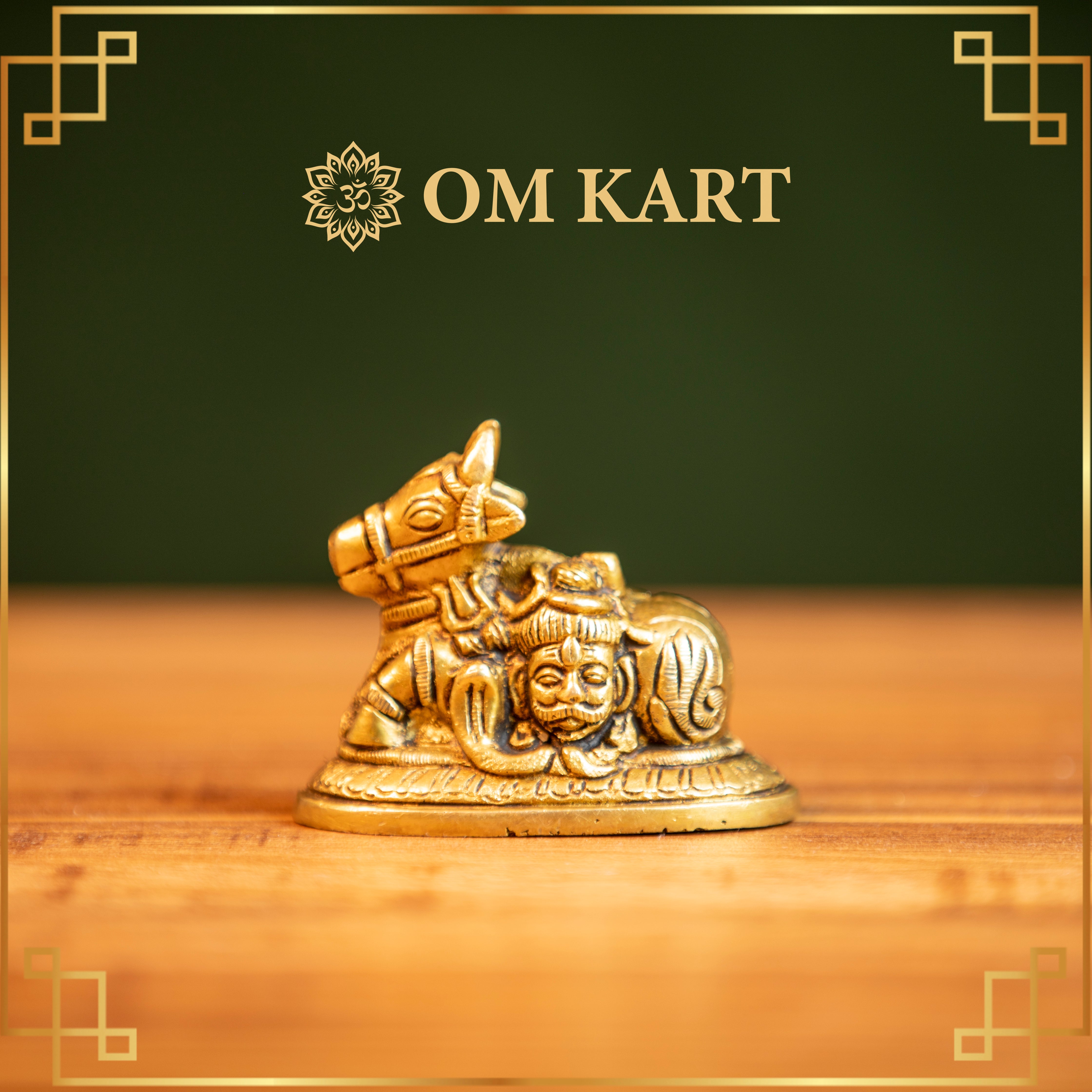 Pure Brass Nandi Idol