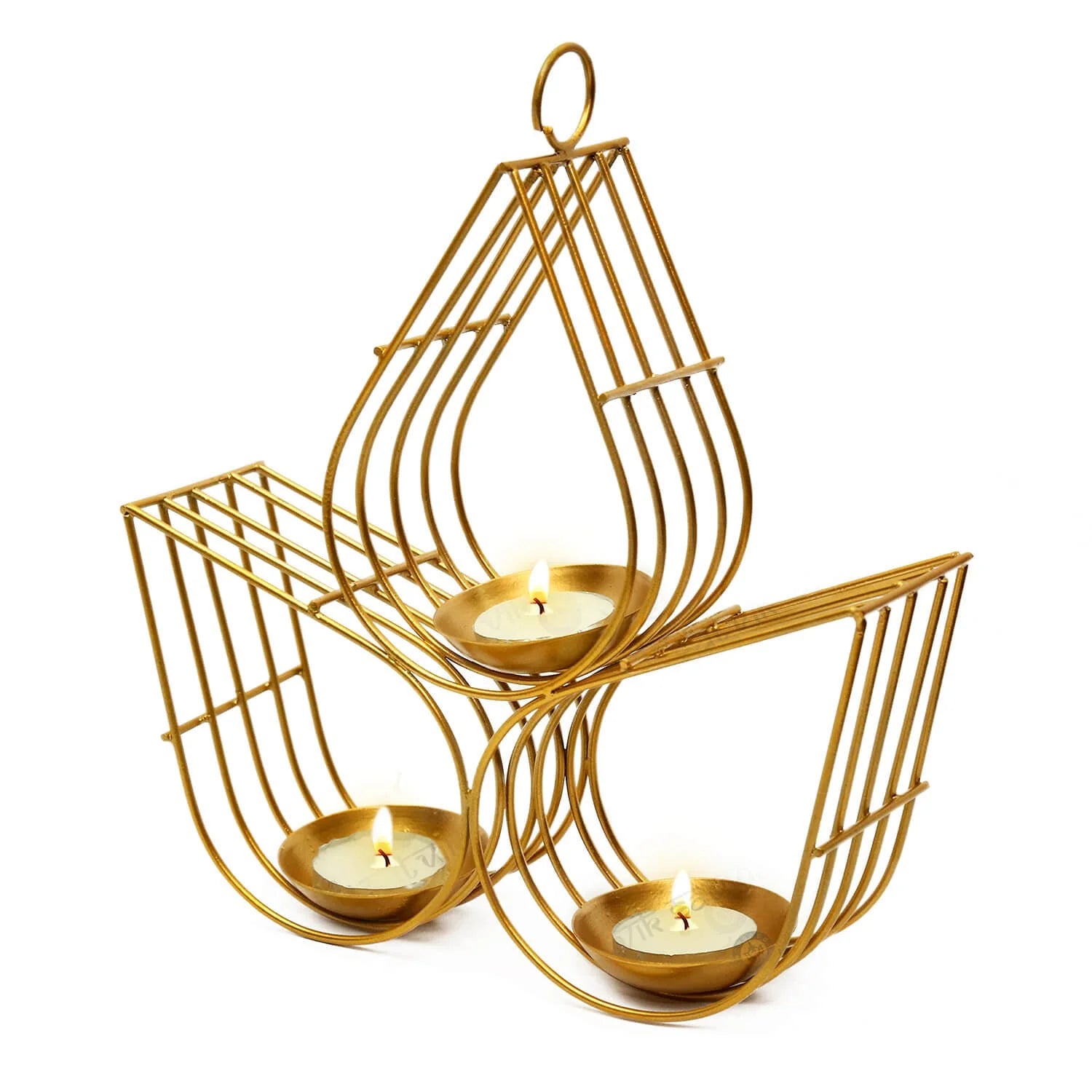 Avisa Metal Wall Hanging Tea Light Candle Holder