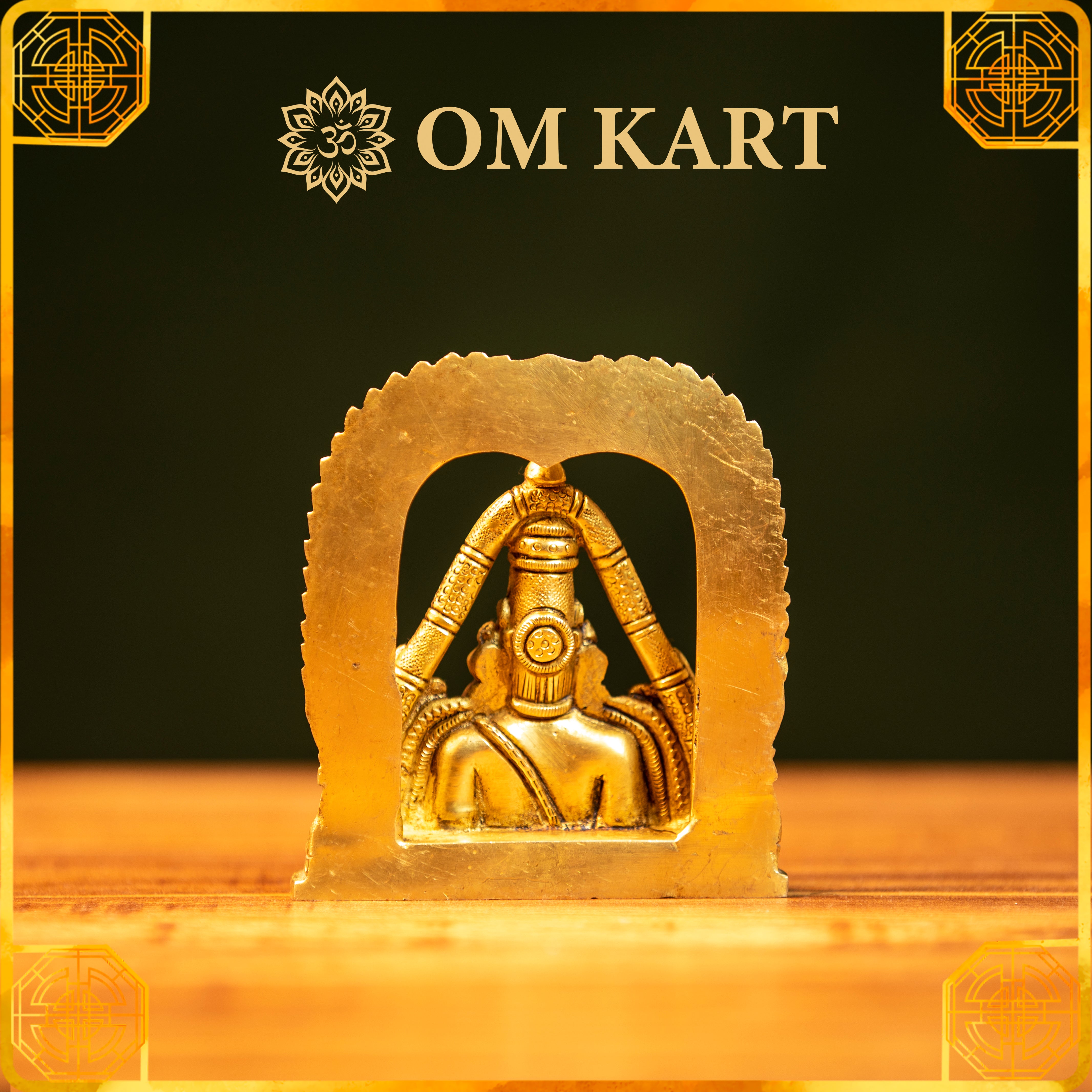 Pure Brass Lord Venkateswara Idol