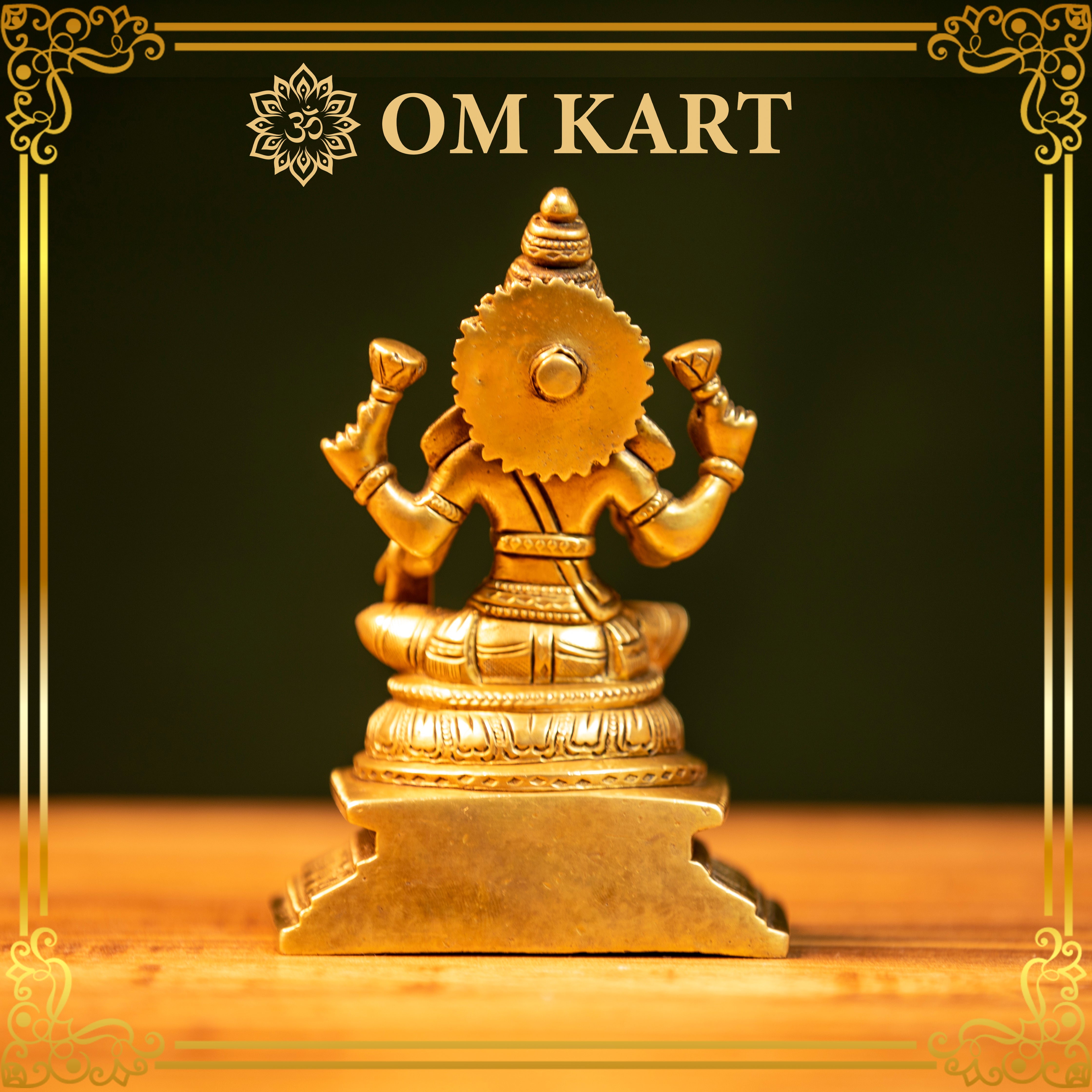 Pure Brass Goddess Lakshmi Idol