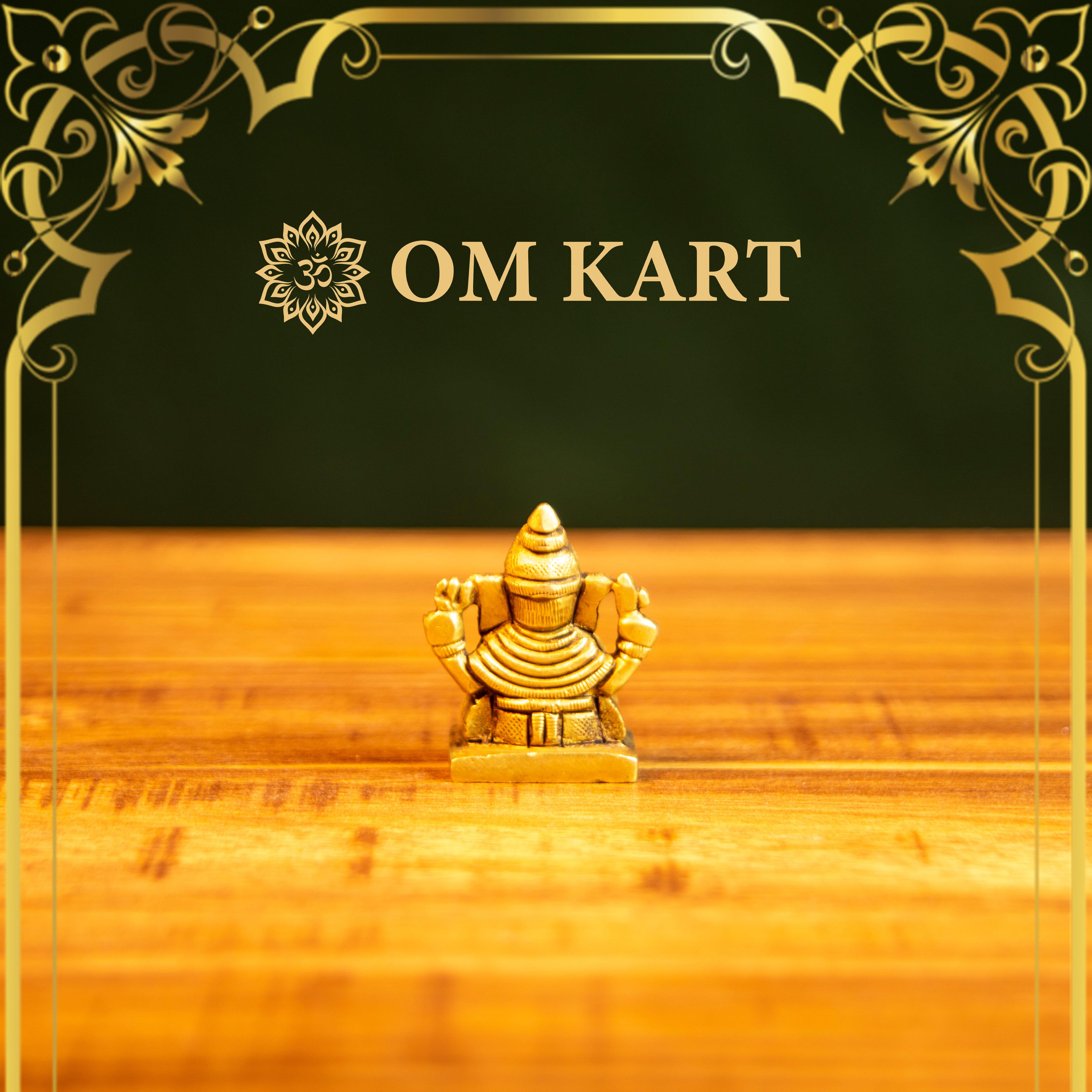 Miniature Lord Ganesha Pure Brass Idol