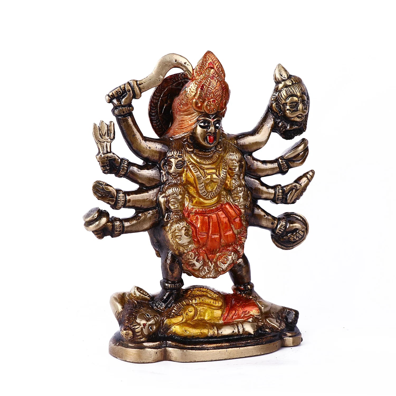 Brass Maha Kali Statue